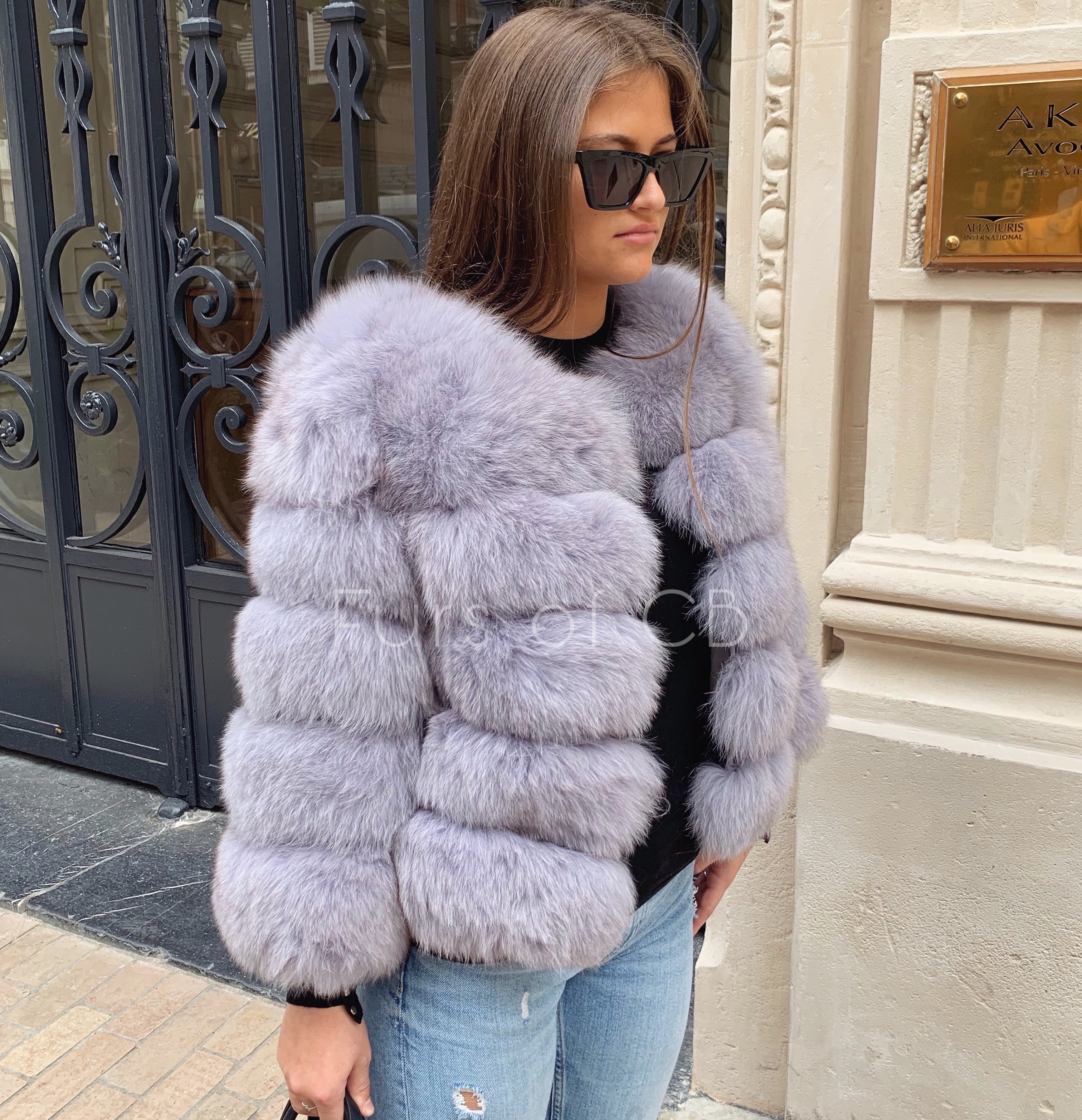 Grey Faux Fur Bubble Coat Faux Fur Bubble Coat Grey Outlet