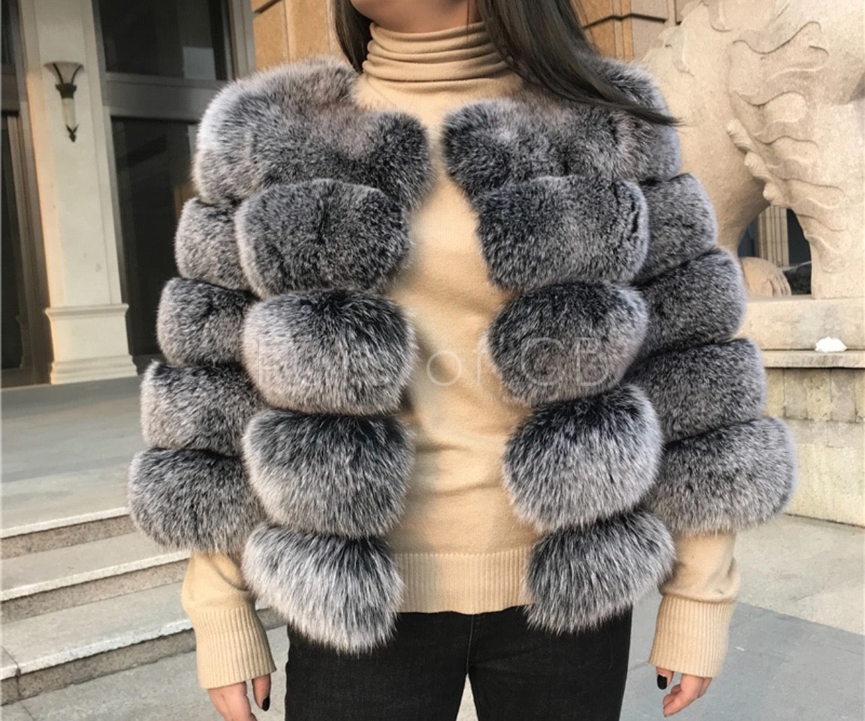 Short bubble coat