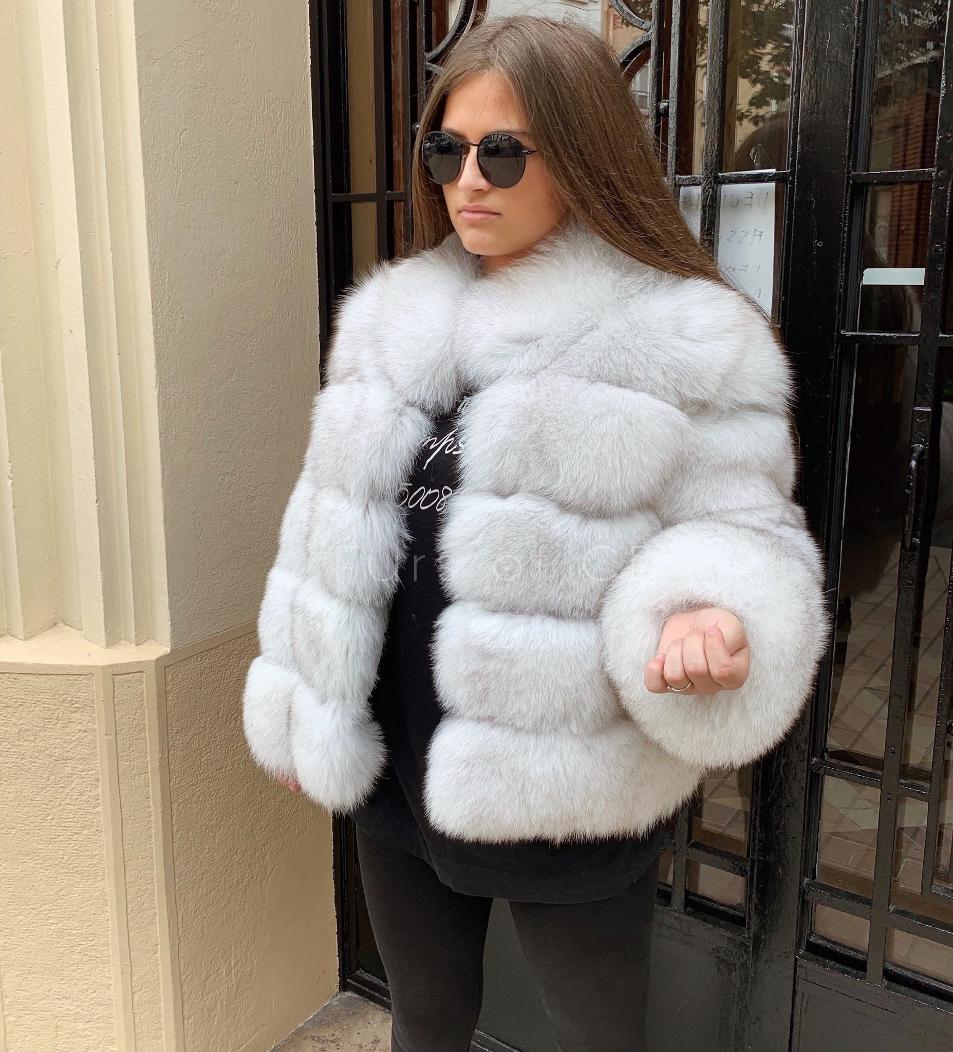 Fur cheap bubble coat