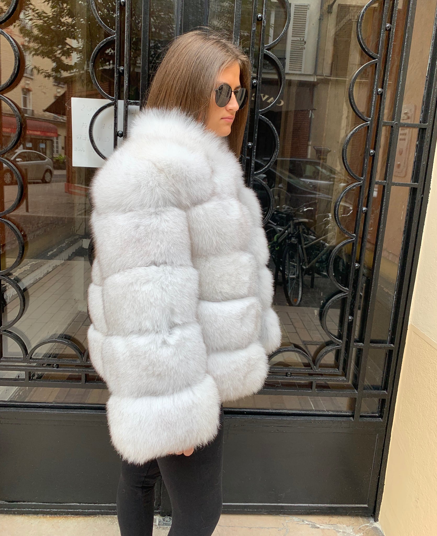 Fur cheap bubble coat